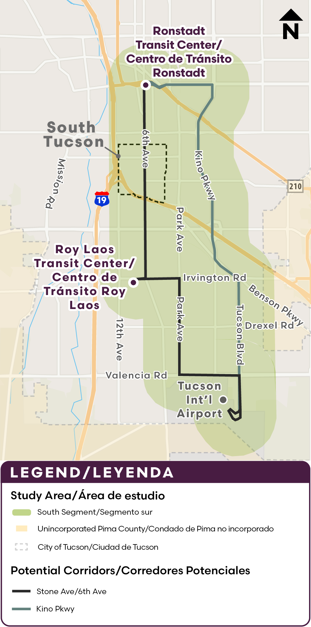 mcip north segment map